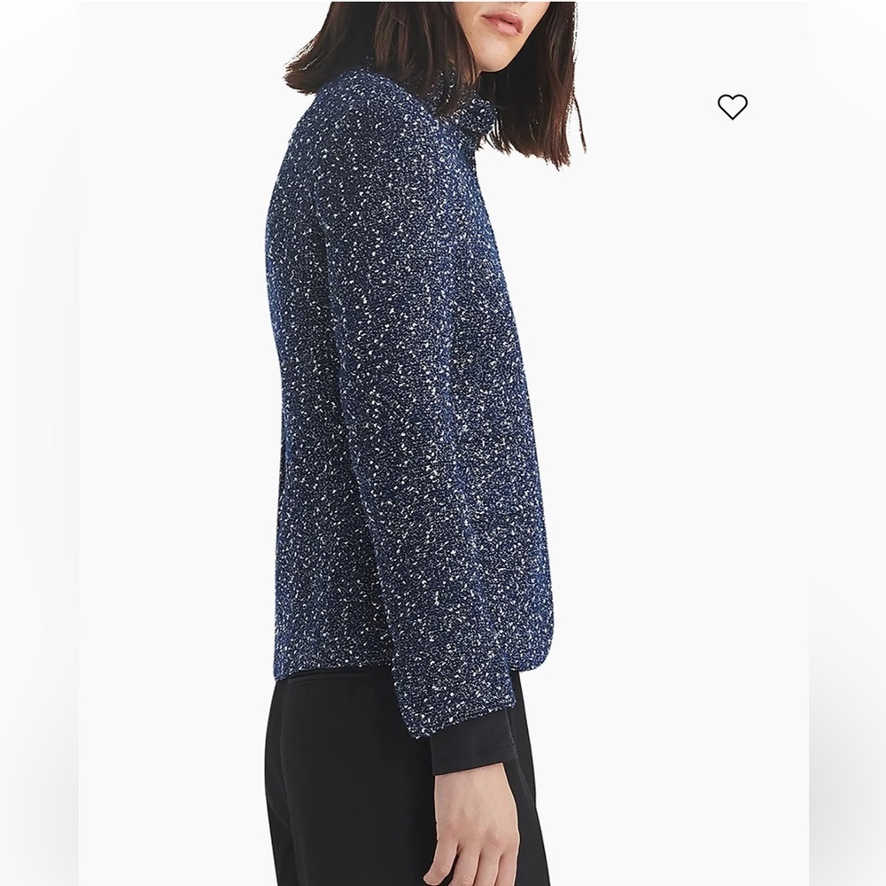 NWT rag & bone Slade Wool Tweed Blazer in Navy - Picture 3 of 13
